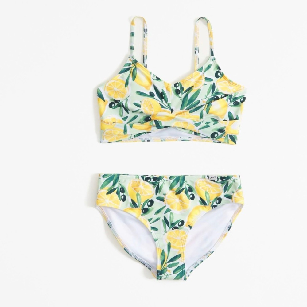 Abercrombie Kids Lemon Print Bikini Set
